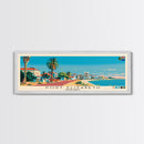 Port Elizabeth, South Africa Panoramic Canvas Print, Port Elizabeth, South Africa Painting, South Africa Art, Port Elizabeth Travel Poster, Travel Art, Living Room Painting