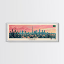 Riyadh, Saudi Arabia Panoramic Canvas Print, Riyadh, Saudi Arabia Painting, Saudi Arabia Art, Riyadh Travel Poster, Travel Art, Housewarming Gift