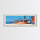 Rufisque, Senegal Panoramic Canvas Print, Rufisque, Senegal Painting, Senegal Art, Rufisque Travel Poster, Travel Art, Guest Room Painting