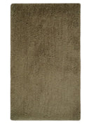 3x5, 4X6 and 5x7 Hand Woven Shag Olive Art Silk Soft Viscose Area Rug
