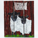 Sally & Samantha the Sheep | 13.25 X 16 | Old Wood Canvas | The Painted Attic