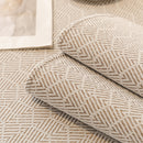 Herringbone Sofa Protector Cover, Non-Slip Couch Cover for Seat, Back & Arms