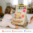 Tiny Land® Premium Natural Wooden Activity Walker