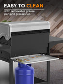 3 & 4-Burner Propane Gas Grills with Side Burners, for Outdoor Cooking, BBQ, Patio, Camping