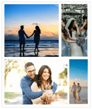 4-Photo Personalized Collage Blanket | Custom Blanket With Pictures