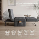 4 In 1 Convertible Sleeper Sofa Bed With Ottoman