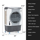 4-In-1 Portable Indoor Outdoor Evaporative Air Cooling Fan, 9740 CFM (91025436)