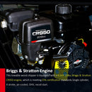 Heavy-Duty 4-Inch 208CC Gas Drum Wood Chipper Shredder With Tow Hitch (SAK47504)