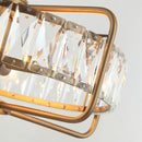4-Light Modern 17 Inch Crystal Pendant Light