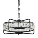 4-Light Modern 17 Inch Crystal Pendant Light