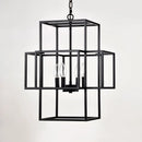 4 Light Farmhouse Hanging Lights Indoor with Adjustable Height
