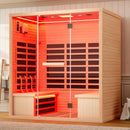 Thermora Seville 4-Person Low EMF Canadian Hemlock Infrared Sauna With Bluetooth (SAK29571)