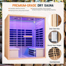 Thermora Seville 4-Person Low EMF Canadian Hemlock Infrared Sauna With Bluetooth (SAK29571)