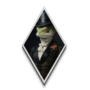 Dark Academia Victorian Gothic Gecko Art, Canvas Textured Print or Canvas, Halloween Art, Spooky Decor, Halloween Decoration, Witch Familiar
