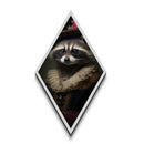 Funny Raccoon Art, Canvas Textured Print Or Poster, Funny Halloween Art, Victorian Raccoon Oil Painting Portrait, Victorian Raccoon