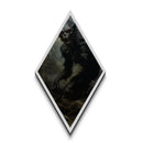 Diamond Shaped Art Ferocious Werewolf Canvas Embossed Print, Gothic Halloween Wall Decor, Dark Academia Creature Horror Painting