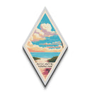 Biscayne National Park Diamond-Shaped Adventure Poster Canvas Art Print, Canvas Wall Art, Travel Present, Florida Travel Art