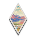 Death Valley National Park Diamond Formed Travel Poster Canvas Artwork Print, Canvas Wall Art, Travel Present, California Travel Art
