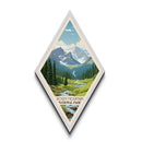 Rocky Mountain National Park Diamond Formed Adventure Poster Wall Art Art Print, Canvas Wall Art, Travel Gift, Colorado Travel Art