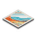 Canyonlands National Park Diamond Shaped Travel Poster Art Canvas Art Print, Canvas Wall Art, Travel Gift, Utah Travel Art