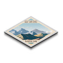 Great Sand Dunes National Park Diamond Shaped Travel Print Art Canvas Art Print, Canvas Wall Art, Travel Gift, Colorado Travel Art