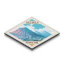 Haleakala National Park Diamond Shaped Travel Poster Art Canvas Art Print, Canvas Wall Art, Travel Gift, Hawaii Travel Art