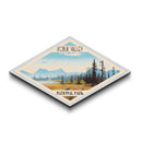 Kobuk Valley National Park Diamond Formed Travel Poster Art Canvas Art Print, Canvas Wall Art, Travel Gift, Alaska Travel Art