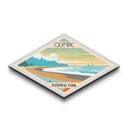 Olympic National Park Diamond Shaped Travel Poster Art Canvas Art Print, Canvas Wall Art, Travel Gift, Washington Travel Art