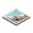 Retro Zion National Park Adventure Poster Art Wall Art Texture Print, Travel Decor Art, Midcentury Modern Decor Utah Travel Art