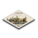 Voyageurs National Park Diamond Shaped Travel Poster Canvas Art Print, Canvas Wall Art, Travel Gift, Minnesota Landscape