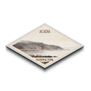 Acadia National Park Diamond Shaped Adventure Poster Wall Art Art Print, Canvas Wall Art, Travel Gift, Maine Landscape
