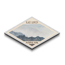 Black Canyon of the Gunnison Diamond Shaped Travel Poster Canvas Art Print, Canvas Wall Art, Travel Gift, Colorado Landscape