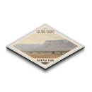 Carlsbad Caverns National Park Diamond Shaped Travel Poster Canvas Art Print, Canvas Wall Art, Travel Gift, California Landscape