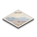 Grand Canyon National Park Diamond Shaped Travel Poster Canvas Art Print, Canvas Wall Art, Travel Gift, Arizona Landscape