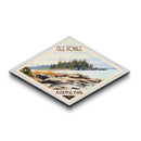Isle Royale National Park Travel Poster Canvas Texture Print, Travel Decor, Midcentury Modern Retro Decor Michigan Landscape