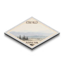 Kobuk Valley National Park Diamond-Shaped Travel Poster Canvas Art Print, Canvas Wall Art, Travel Gift, Alaska Landscape
