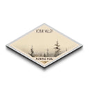 Kobuk Valley National Park Diamond Shaped Adventure Poster Wall Art Artwork Print, Canvas Wall Art, Travel Gift, Alaska Landscape
