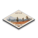 Lassen Volcanic National Park Travel Poster Canvas Texture Print, Travel Decor, Midcentury Modern Retro Decor California Landscape