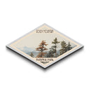 Rocky Mountain National Park Diamond Shaped Travel Print Wall Art Art Print, Canvas Wall Art, Travel Gift, Colorado Landscape
