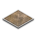Kansas City Diamond Shaped City Map, Custom Diamond Shaped Wall Art, City Map Canvas