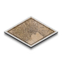 Tokyo - Japan Diamond Shaped City Map, Custom Diamond Shaped Wall Art, City Map Canvas