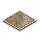 Colorado Springs Diamond Shaped City Map, Custom Diamond Shaped Wall Art, City Map Canvas