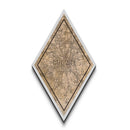 Milan - Italy Diamond Shaped Travel Poster, Custom Diamond Shaped Wall Art, City Map Canvas