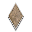 Atlanta Diamond Shaped Travel Poster, Custom Diamond Shaped Wall Art, City Map Canvas