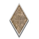 Denver Diamond Shaped Travel Poster, Custom Diamond Shaped Wall Art, City Map Canvas