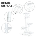 4-Tier Metal Plant Stand Indoor Outdoor