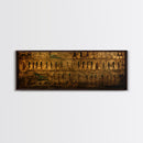 Egyptian Hieroglyphs, Framed Canvas Print, Unique Wall Art, Egyptian Inspired Wall Decor
