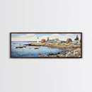 Maine Art Framed Canvas Print - Modern High-Quality Gicle Artwork, Eco Friendly and Durable - Framed Canvas Perfect for Gifts and Home Decor