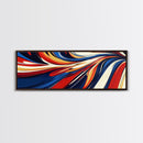 The Spiral - Framed Canvas Print - Midcentury Modern Home Decor