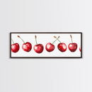 Panoramic Cherry painting Print - Kitchen Home Decor - Trendy Dorm Room Wall Art - Dining Room Decor - Cherry Art - Cherry Painting
